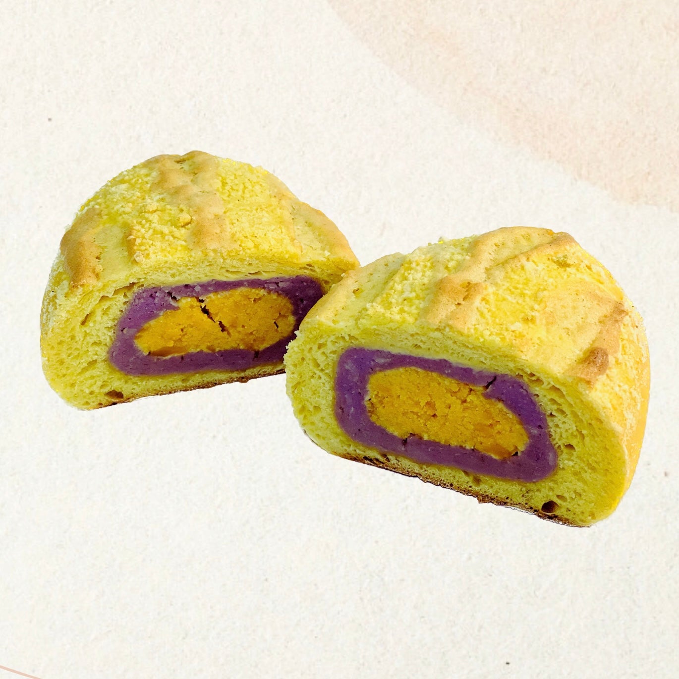 Egg Yolk Taro Bun