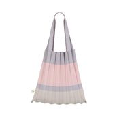 Pleatsmama Shoulder Bag Pink Grey
