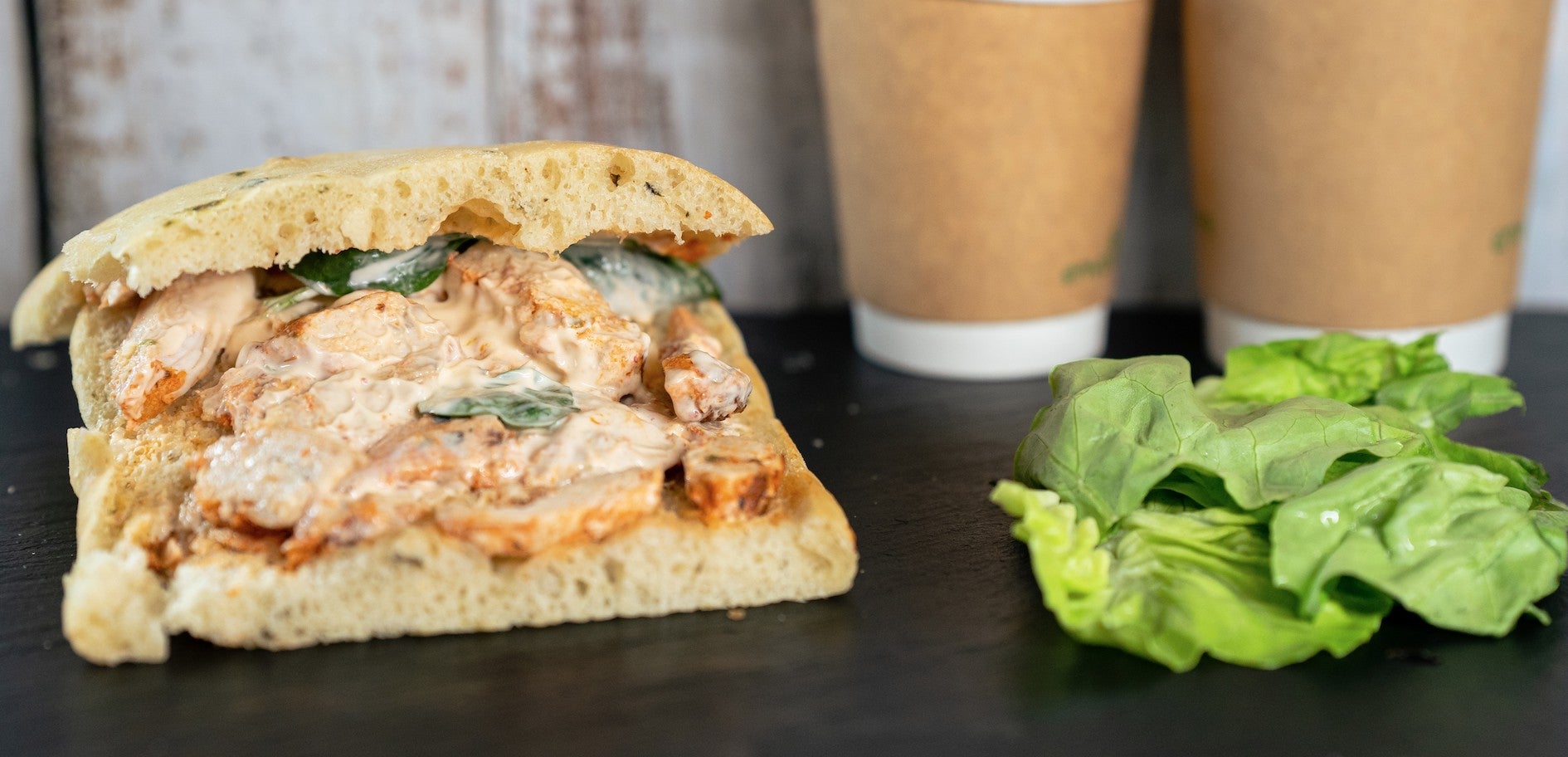 Grilled Chicken, Chilli Mayo, Salad
