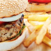 Chefs Special Burger with Fries