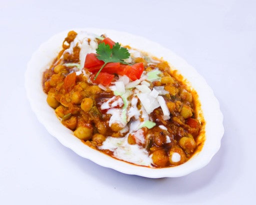 Paneer Samosa Chaat