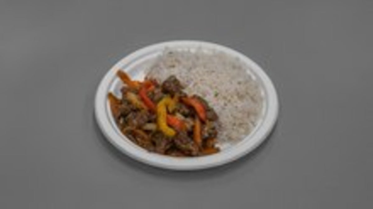 Pepper Steak with White Rice