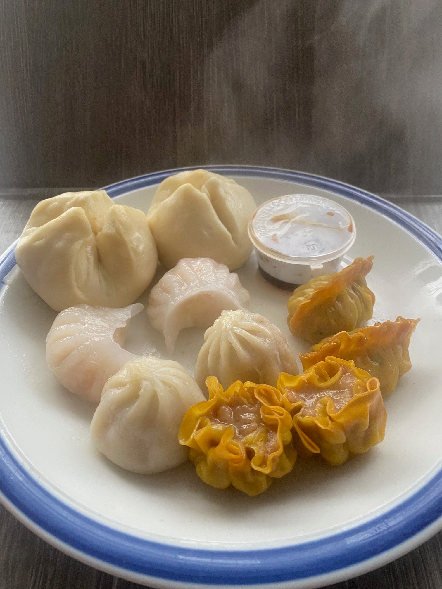 Mixed steamed Dimsum platter