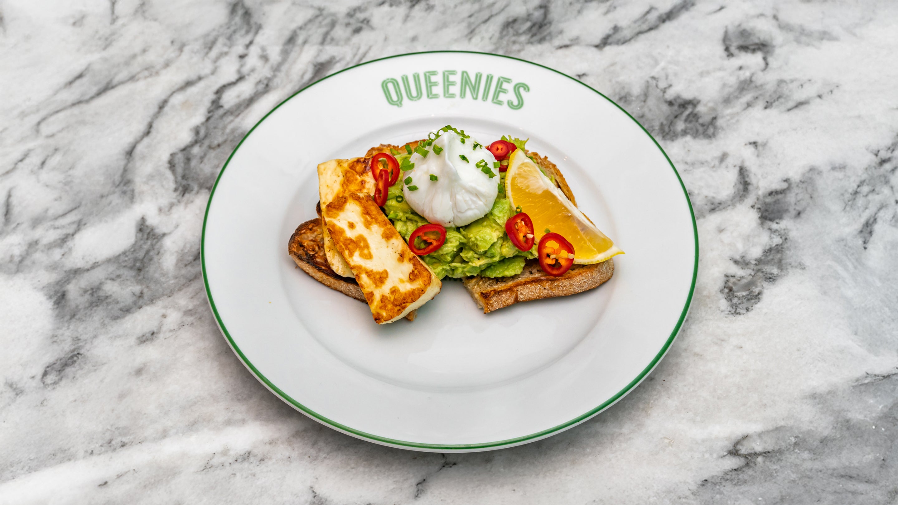Smashed Avo on Sourdough