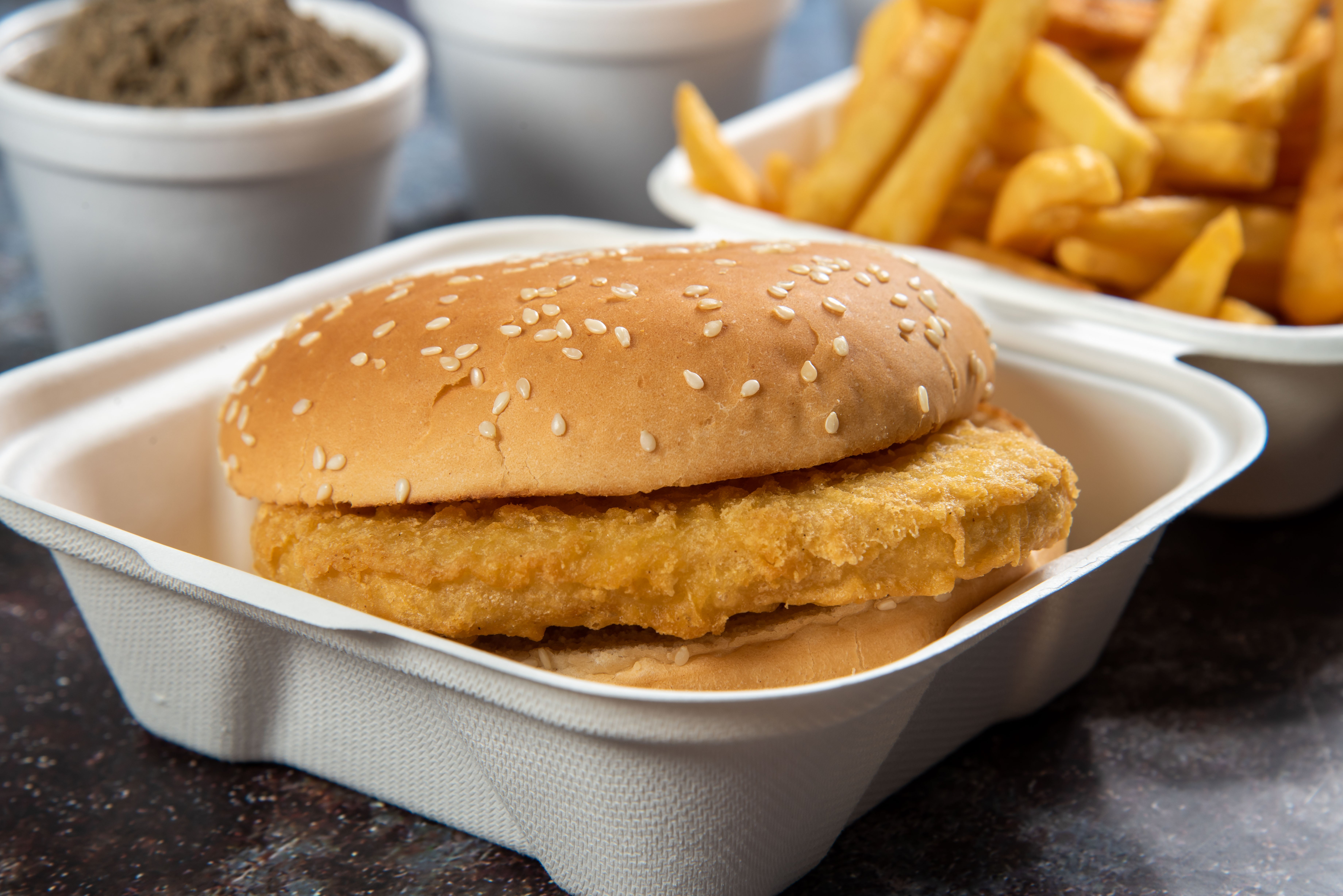 Chicken steak Burger