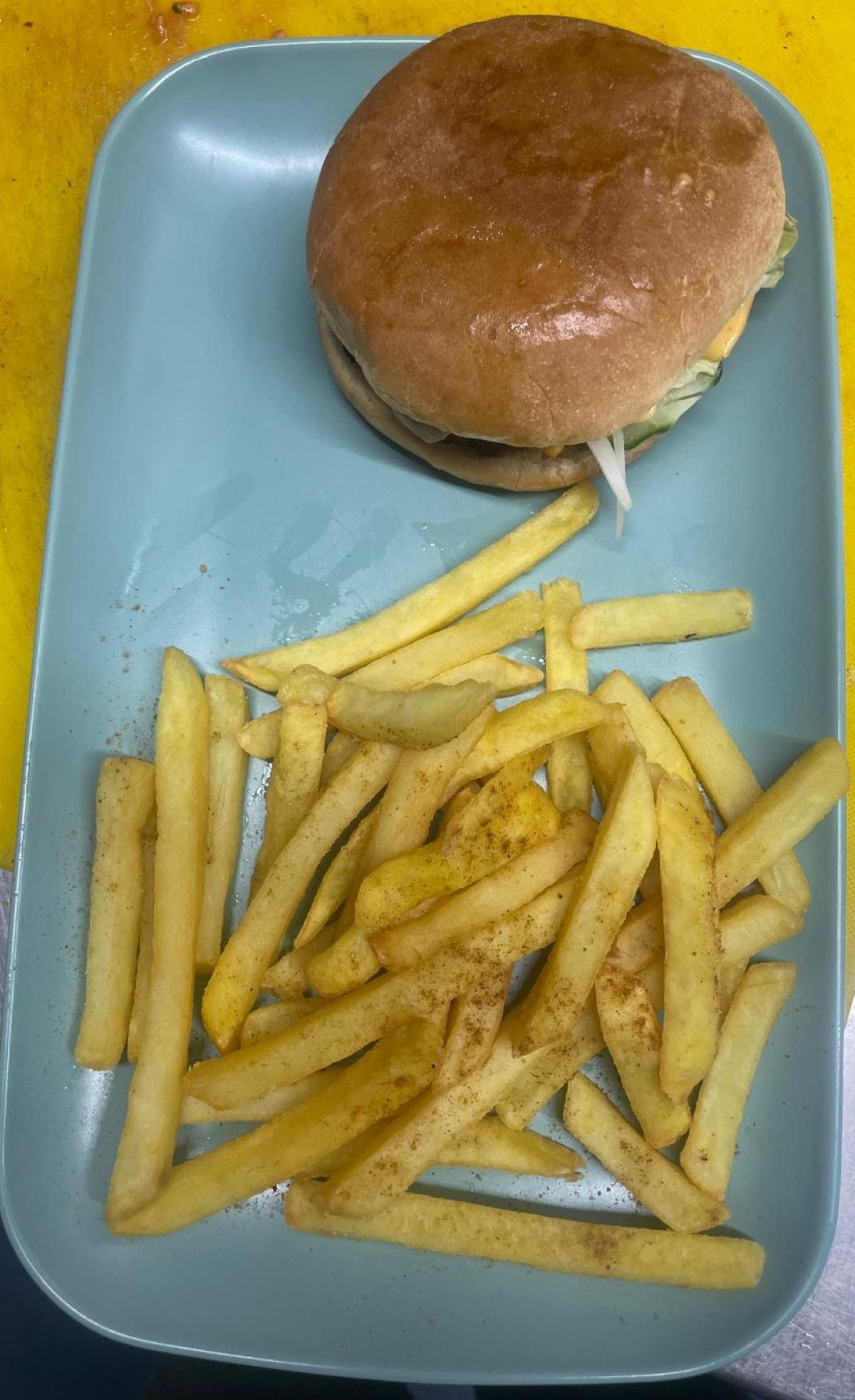 Lamb Burger Meal