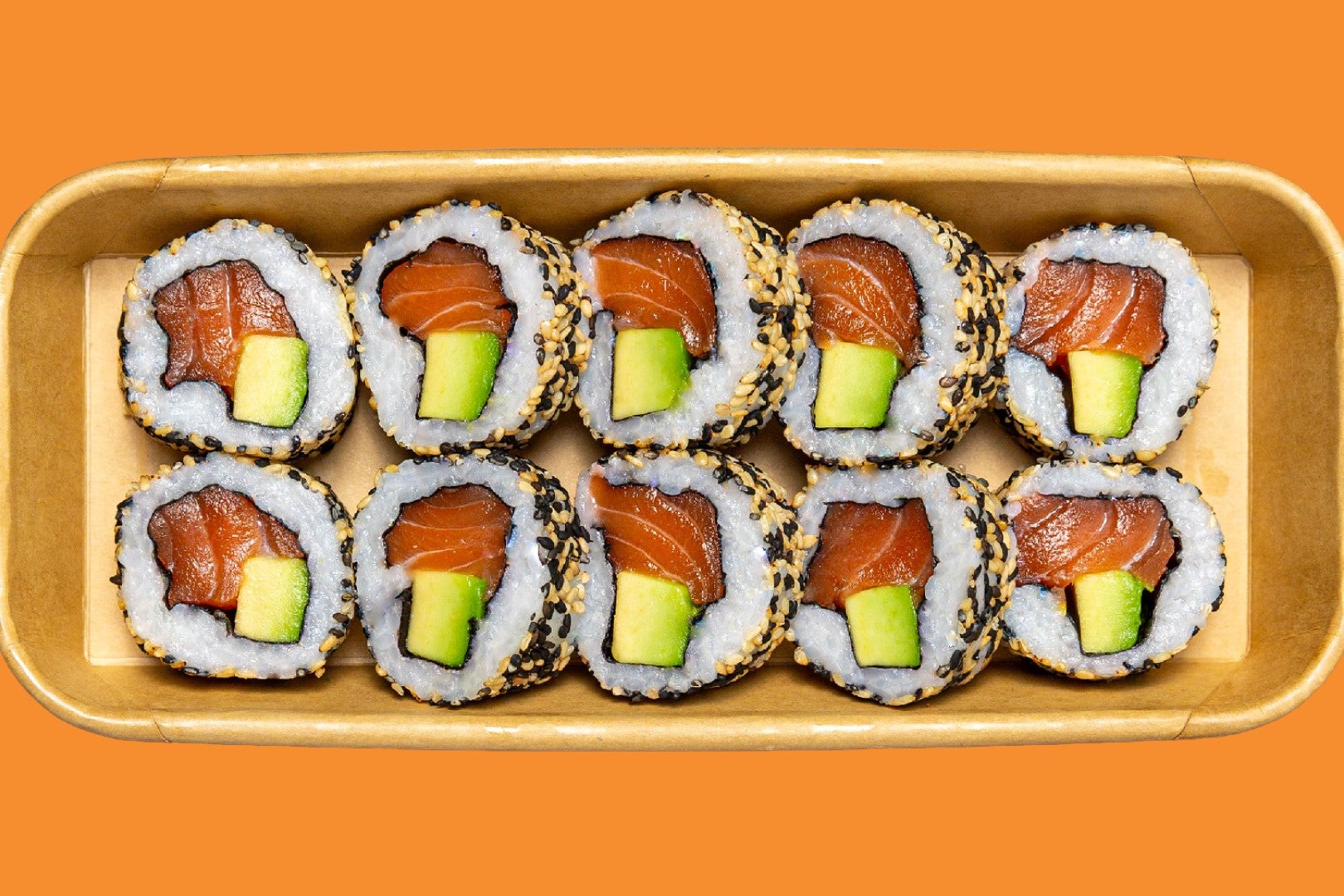 classic salmon + avocado roll