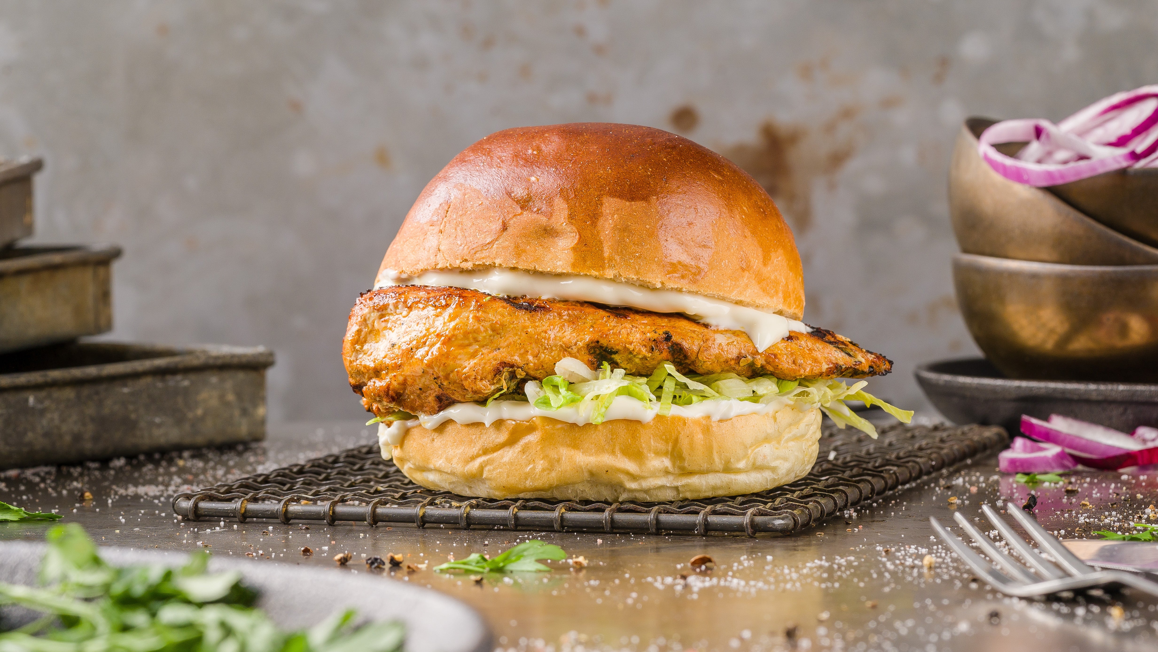 Grilled Chicken Burger