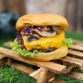Mushroom Beef Burger