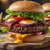 E Zone Delight  Burger