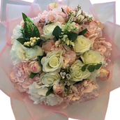 Artificial Blushing Bouquet