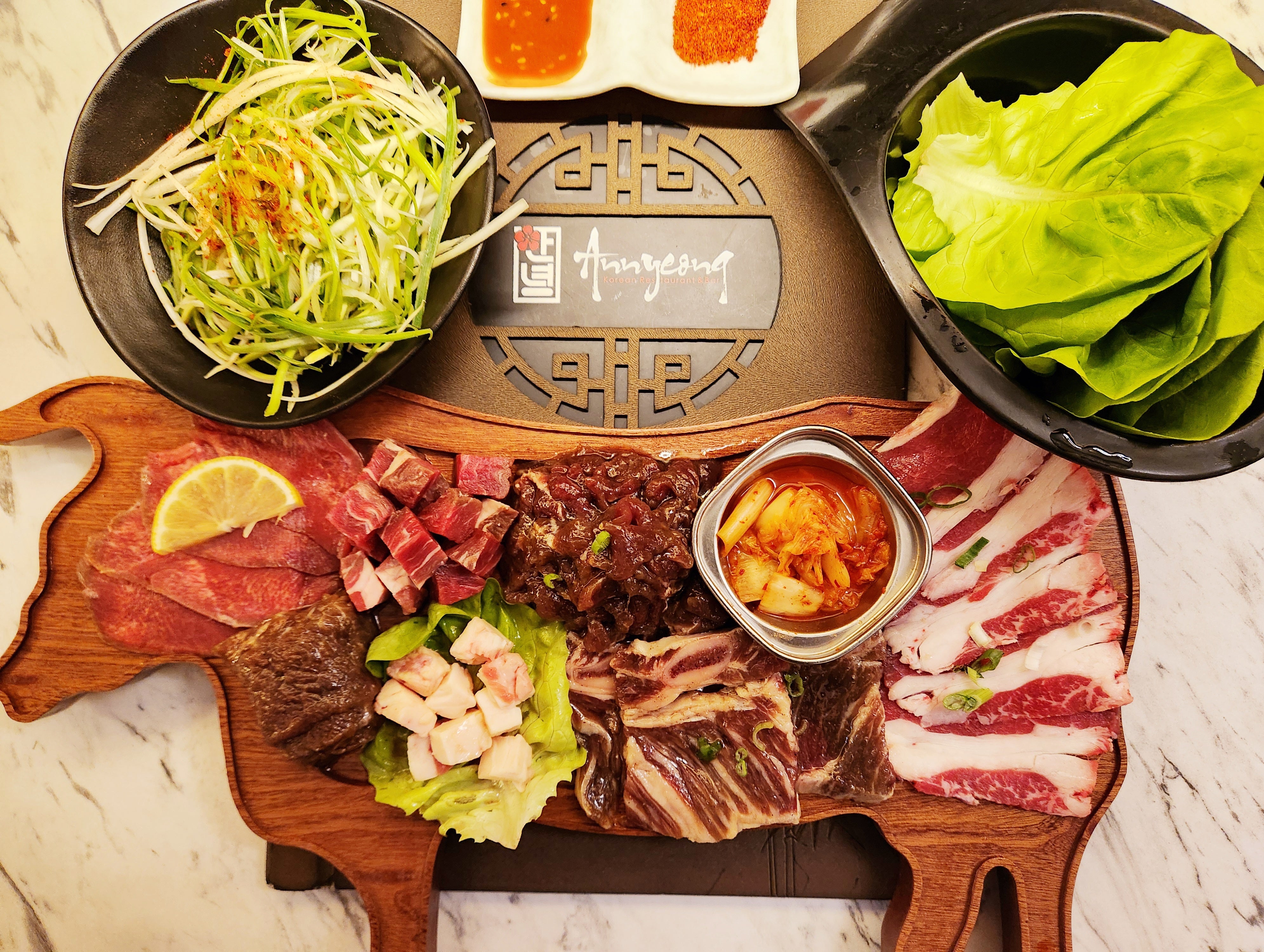 85 'FULL COW'  MEAT PLATTER  {HALAL}