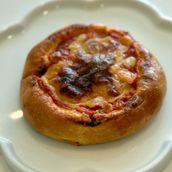 Pizza Bun Turkey and Tomato