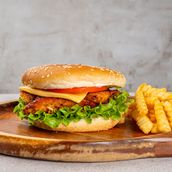 Chicken lemon burger