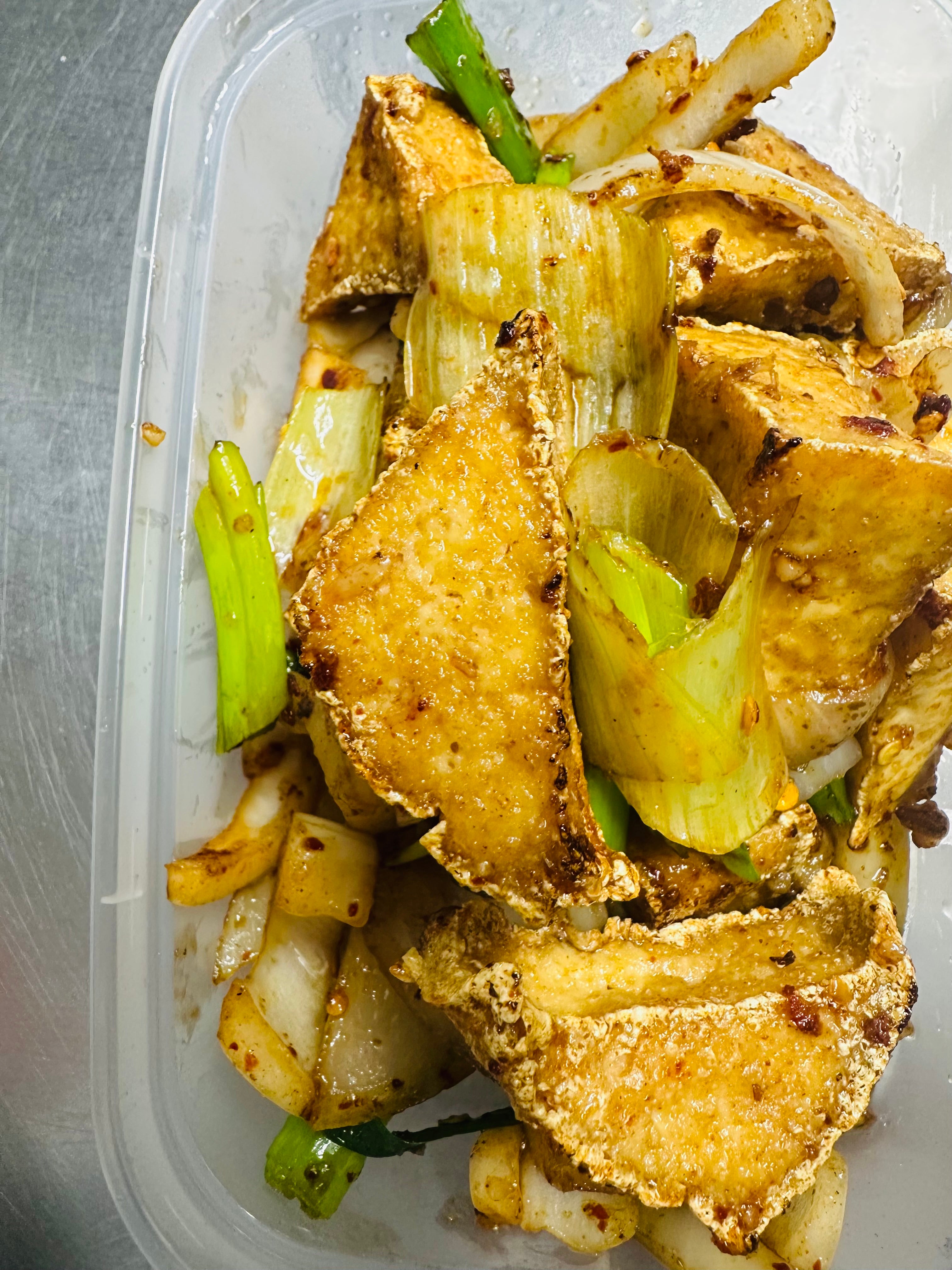 Salt and Chilli Bean Curd