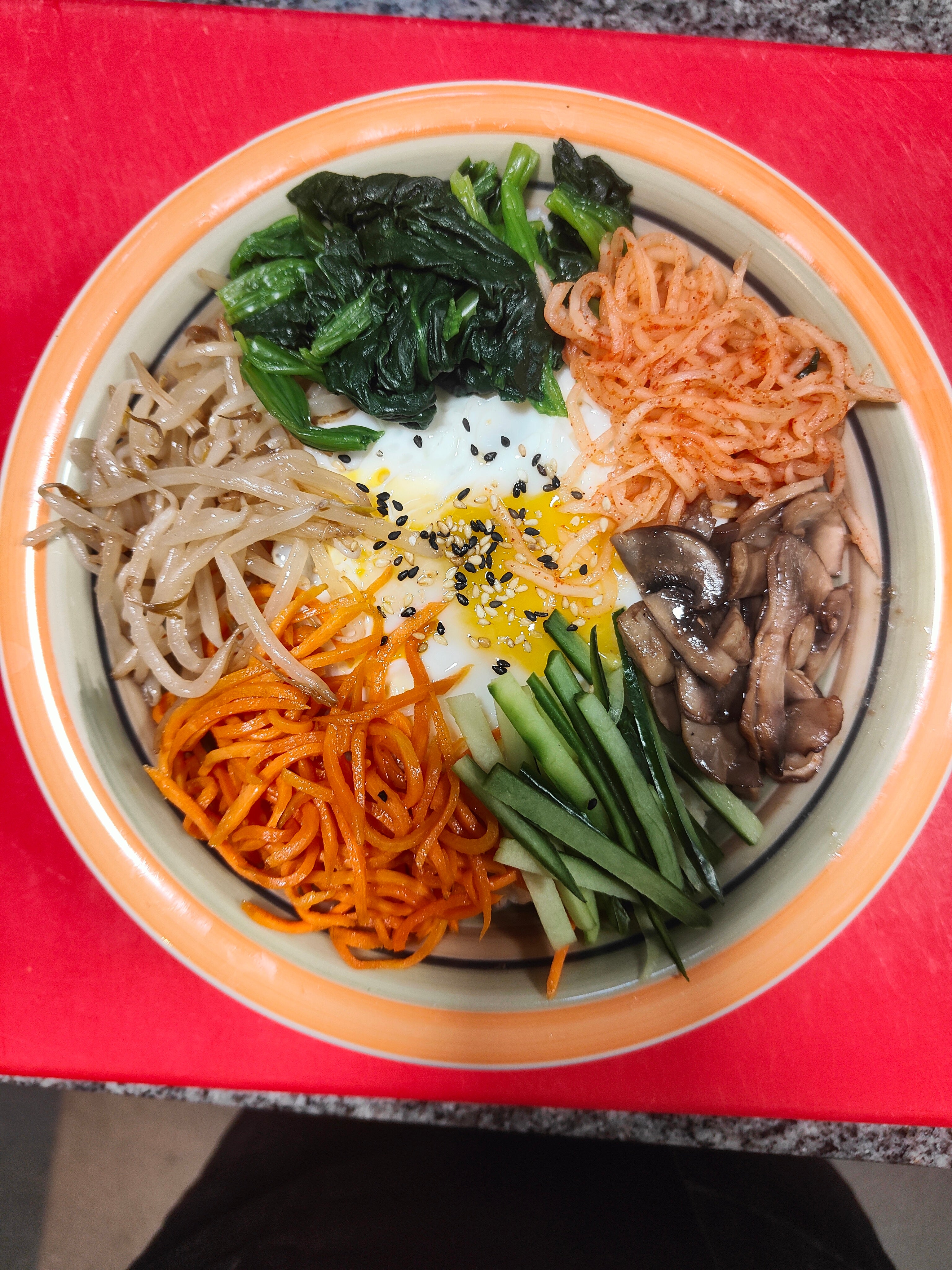 Vegetable Bibimbap