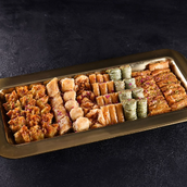 Gold Baklava Tray	