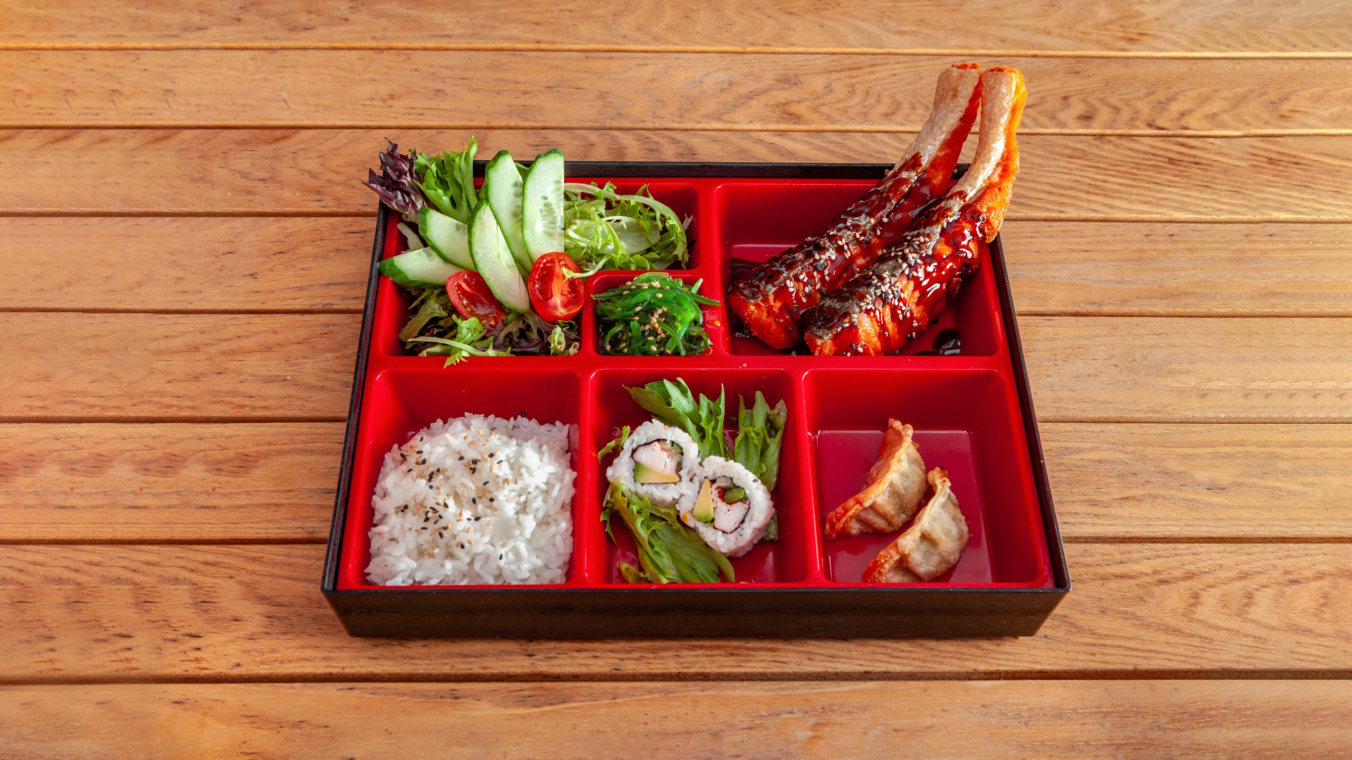 Teriyaki Salmon Bento