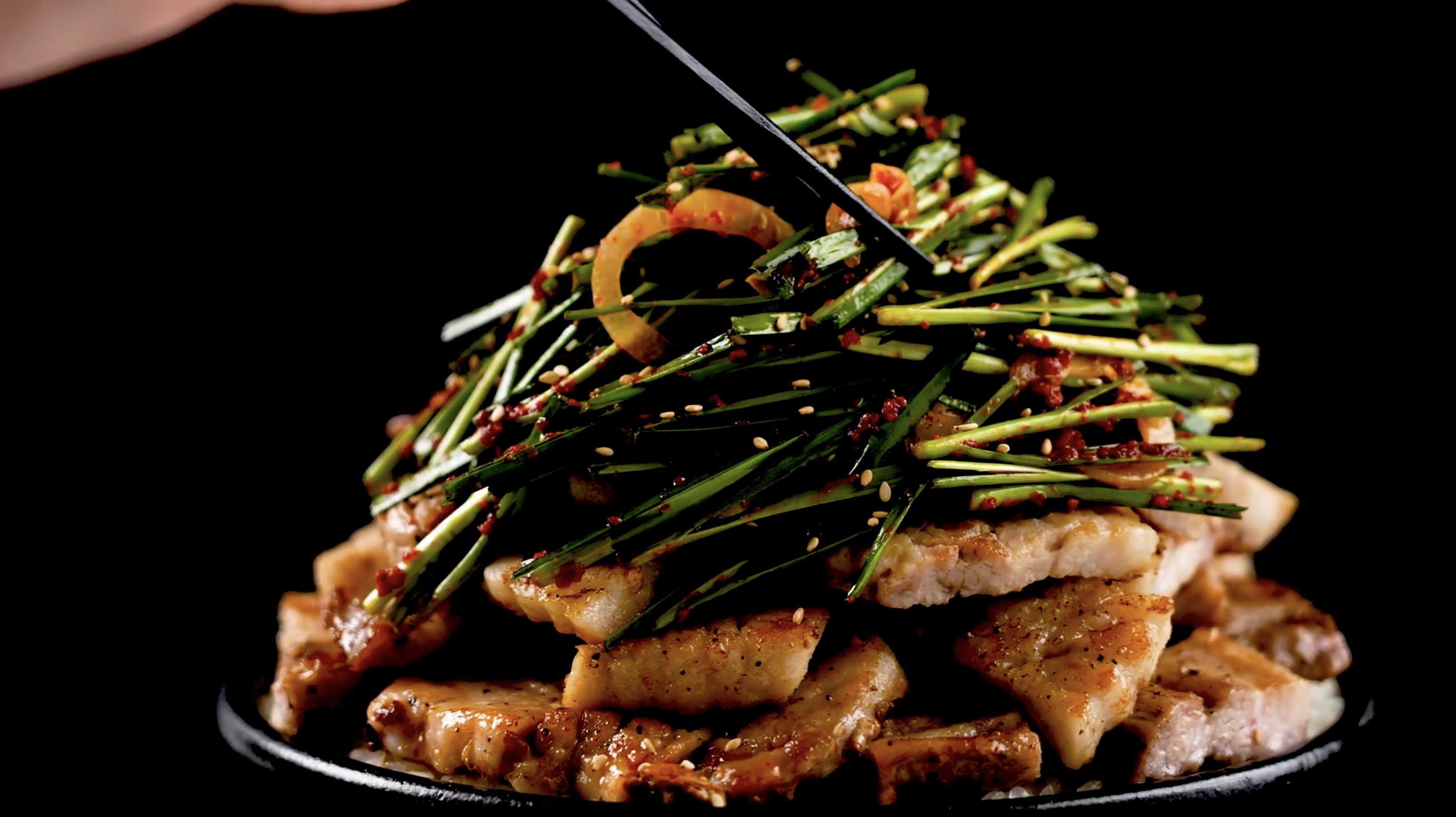 Garlic Chives Explosion With Rice