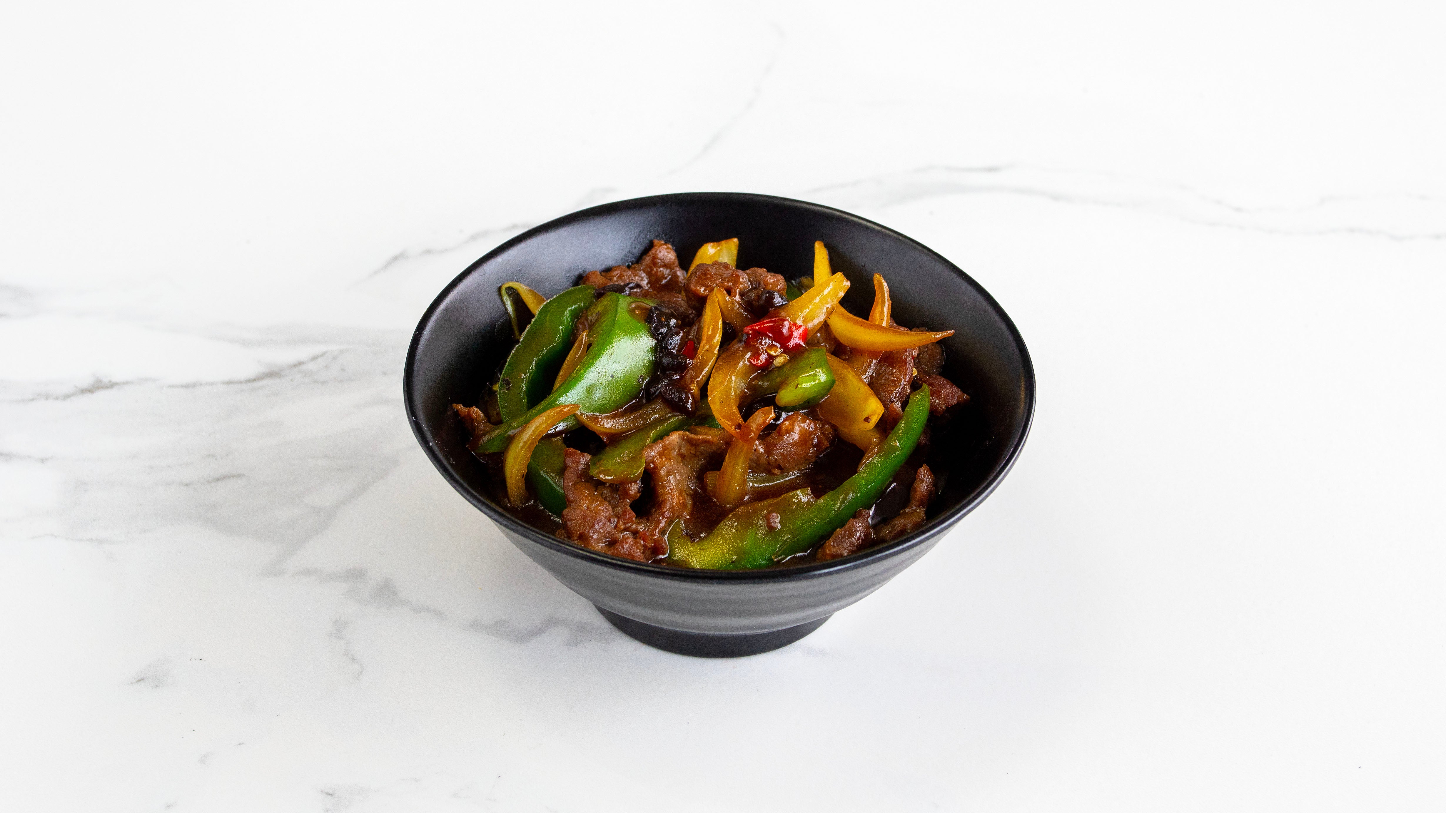 Beef Green Peppers and Black Bean Sauce 豉椒牛