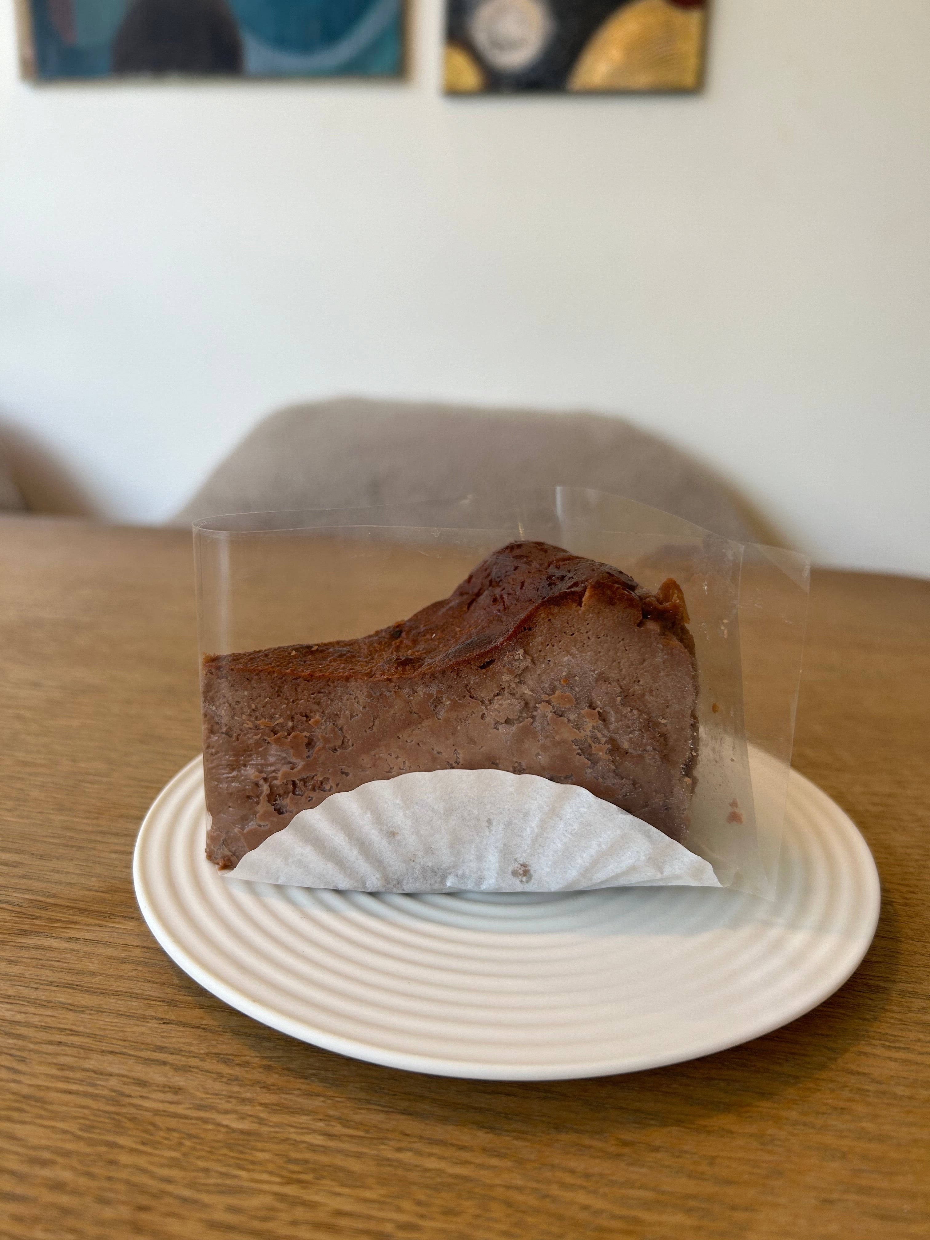 Hojicha Basque cheesecake 焙茶巴斯克乳酪蛋糕