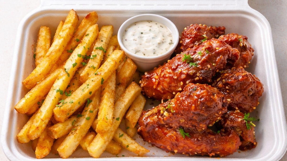 Chicken Wings & Chips