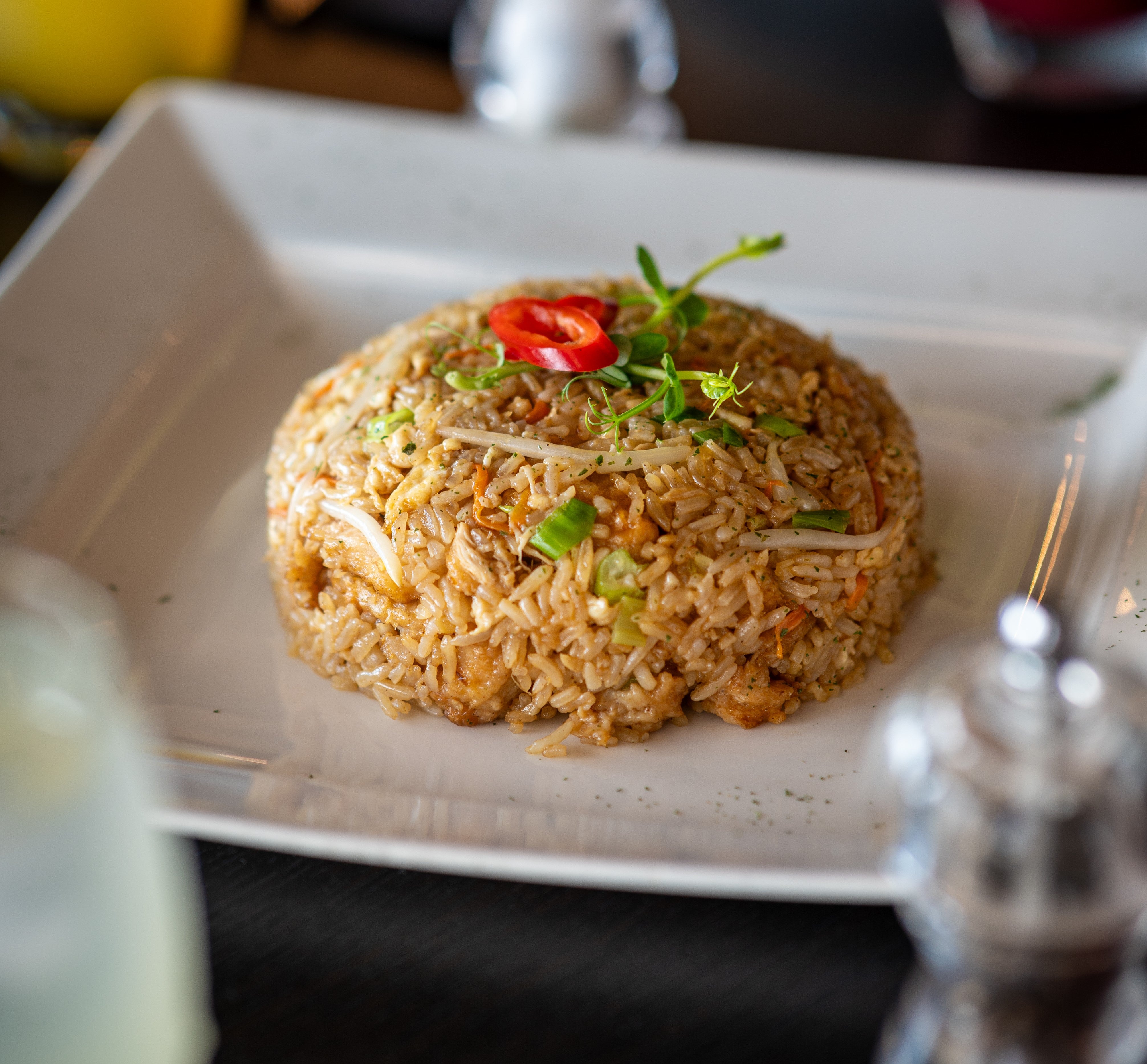 Egg Fried Rice with Shrimp