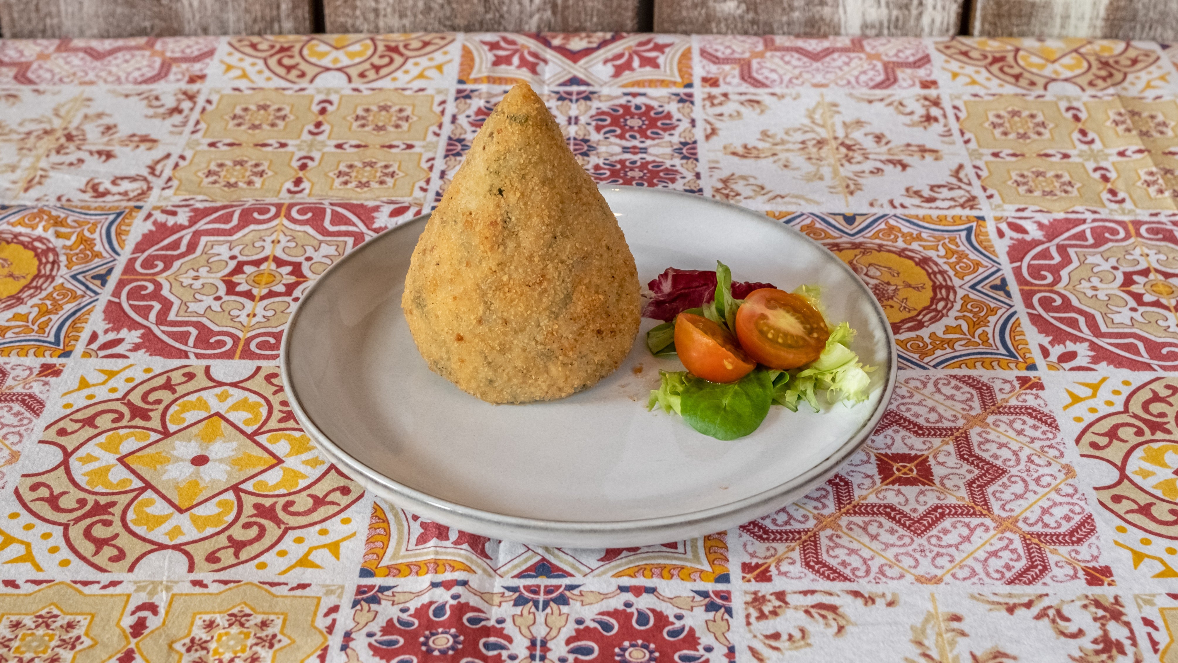 Authentic Sicilian Spinach and Mozzarella Arancini