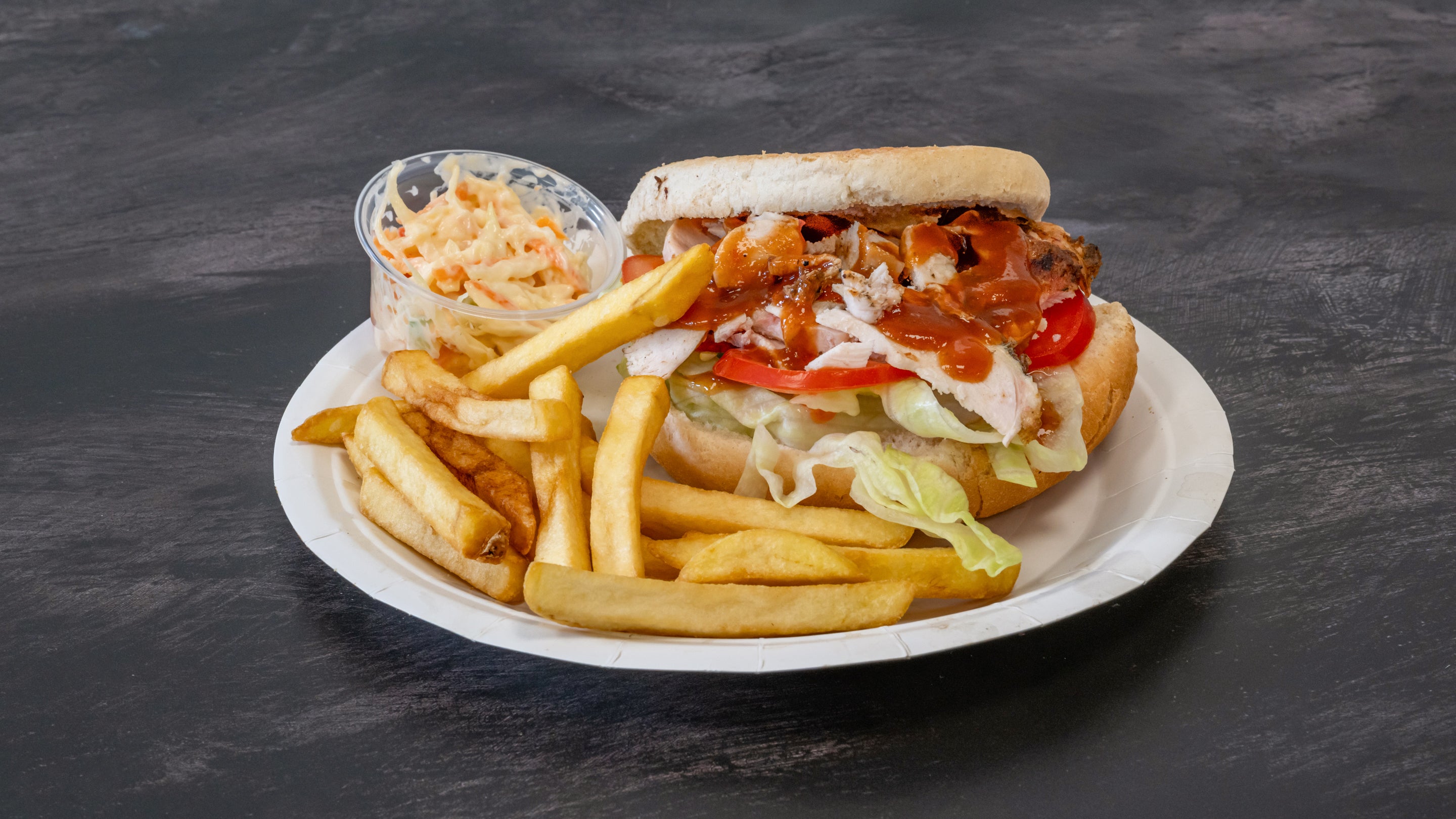 Jerk Chicken with Fries
