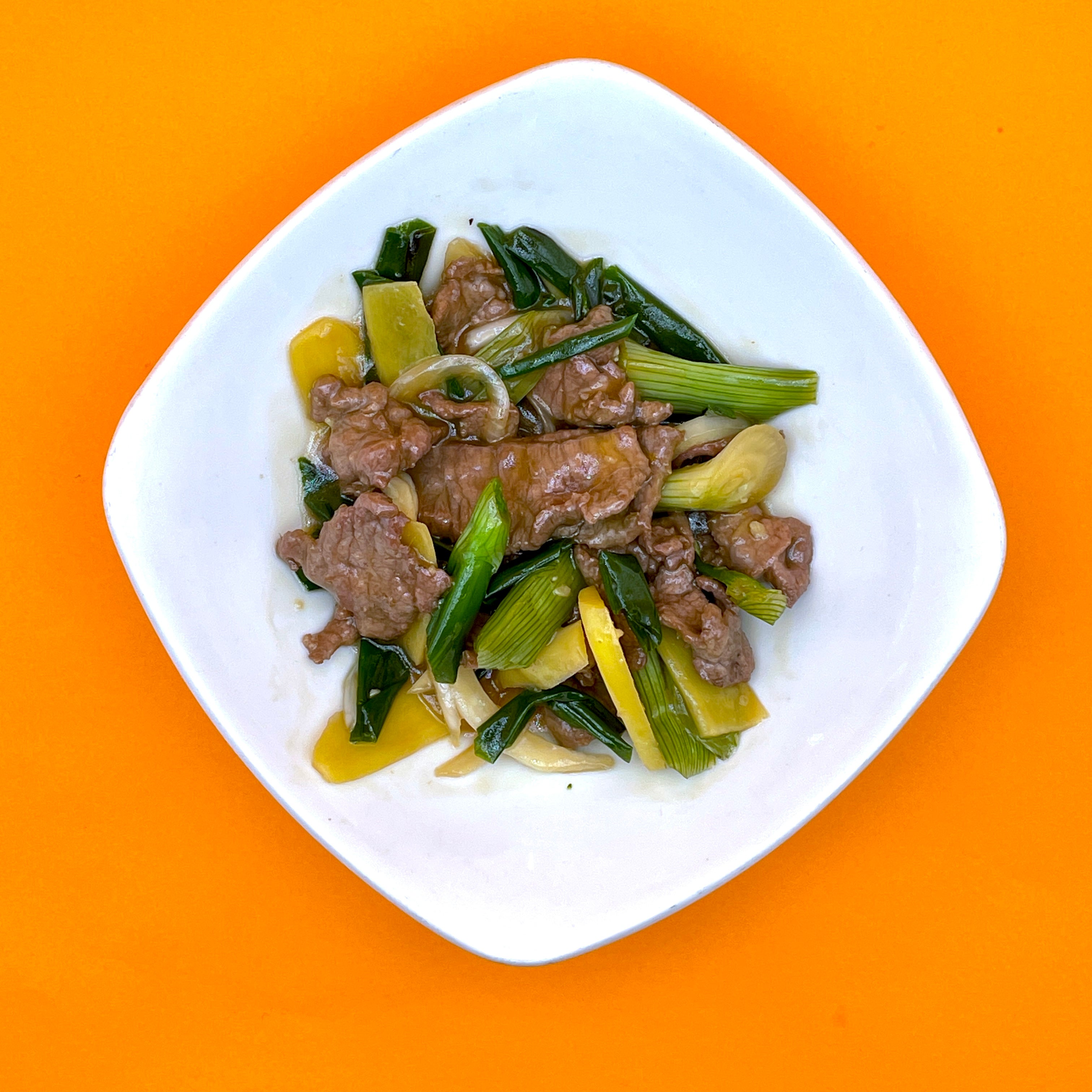 Beef with Ginger and Spring Onion 姜葱牛肉
