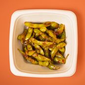 Spicy Garlic Edamame	