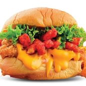 Cheetos Zinger Burger With Fries 