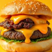 American Double Cheese Burger