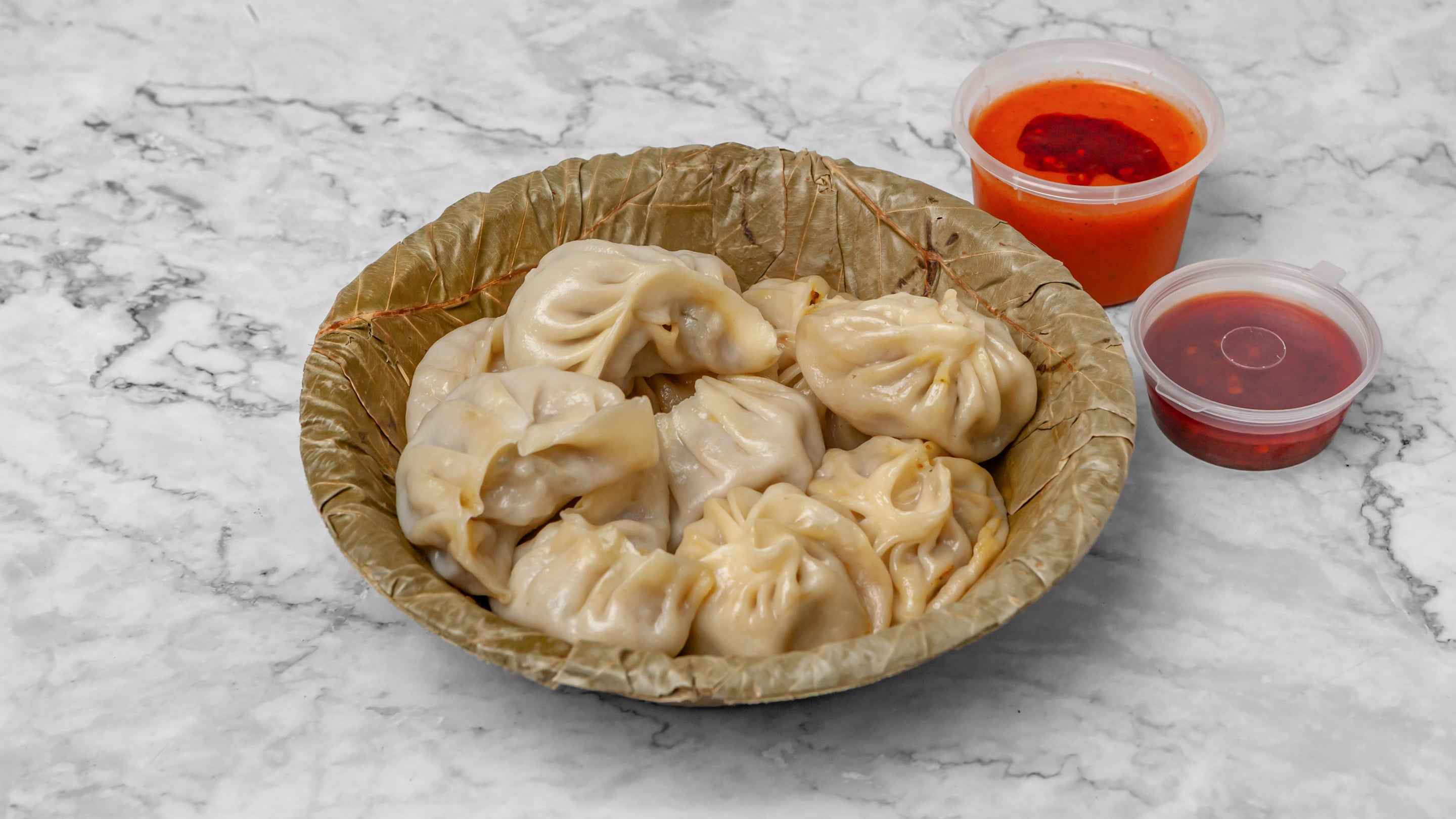 Half Chicken & Half Pork Momo (10 Pieces)