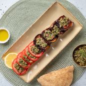 Tomato & Eggplant W Garlic And Vinegar