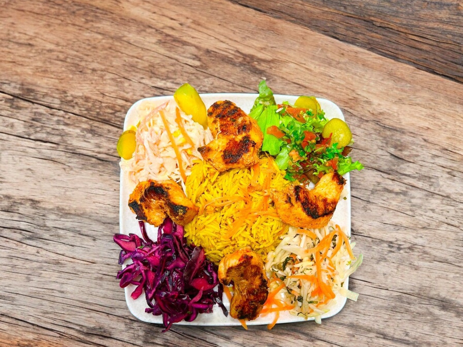 Grilled Chicken with Rice