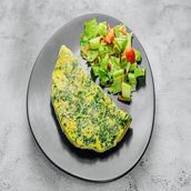 Spinach Omelette