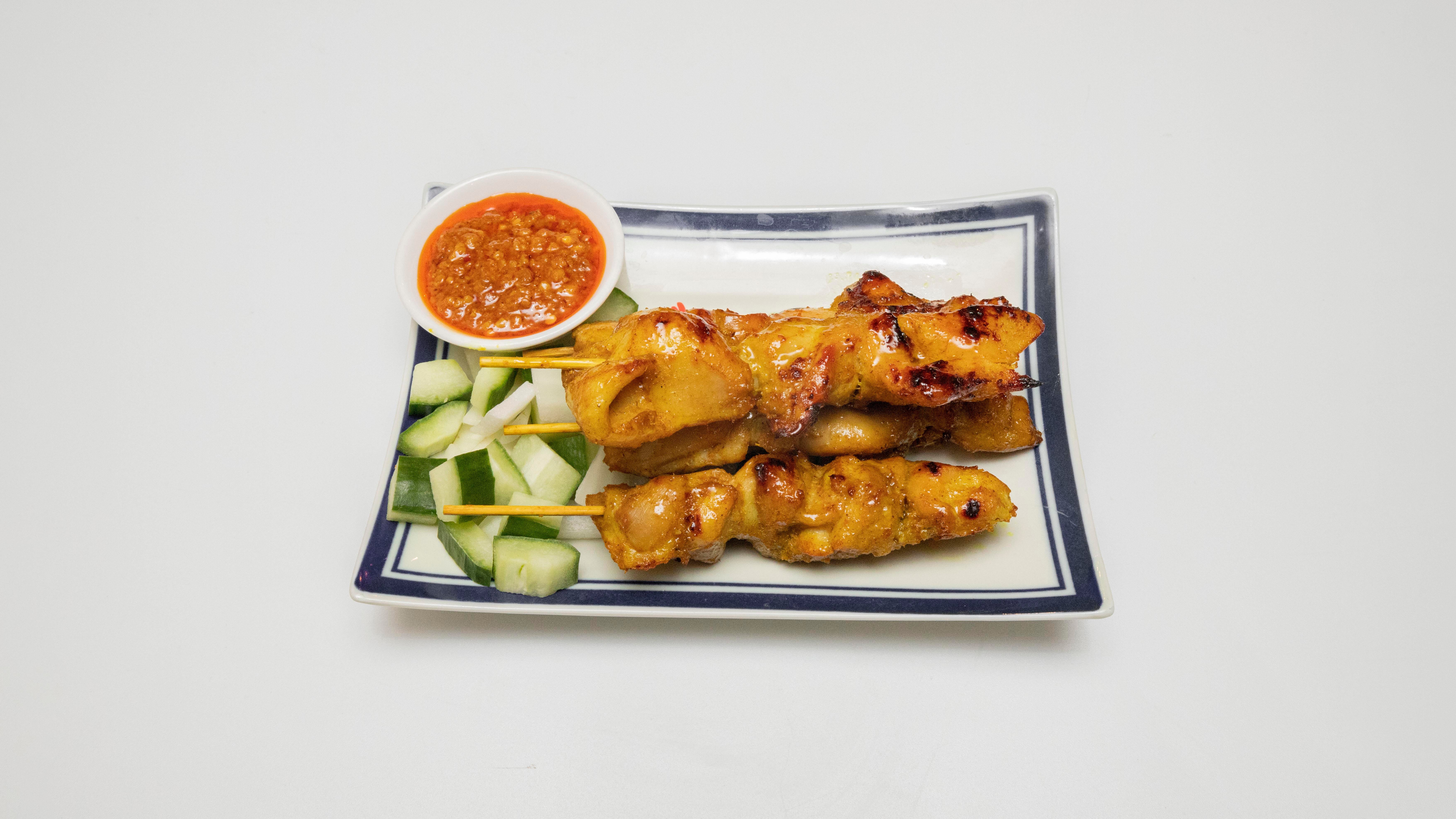 ��Malaysia Chicken Satay Skewers 马来炭烧鸡串