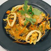 Mien Xao Hai San Stir Fried Vermicelli With Seafood
