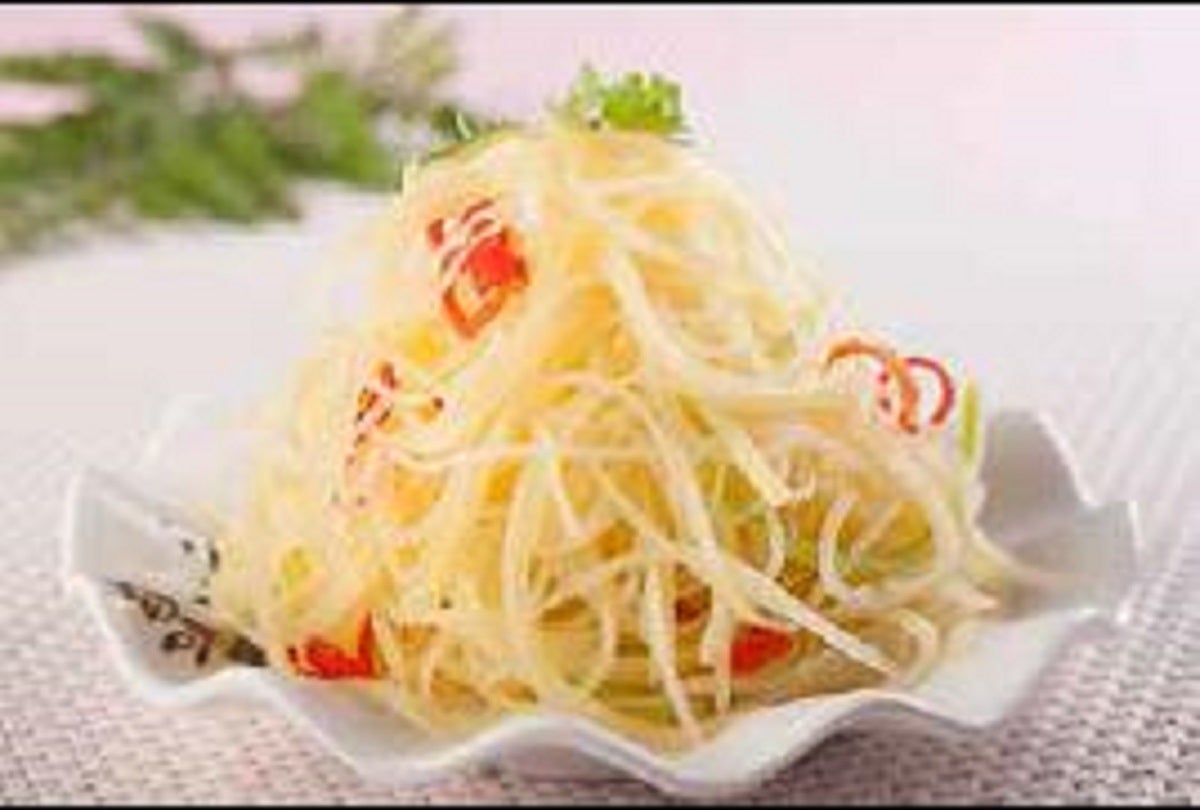 Cold Shredded Potato with Chilli and Garlic  凉拌土豆丝#034