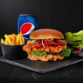 Dynamite chicken burger meal