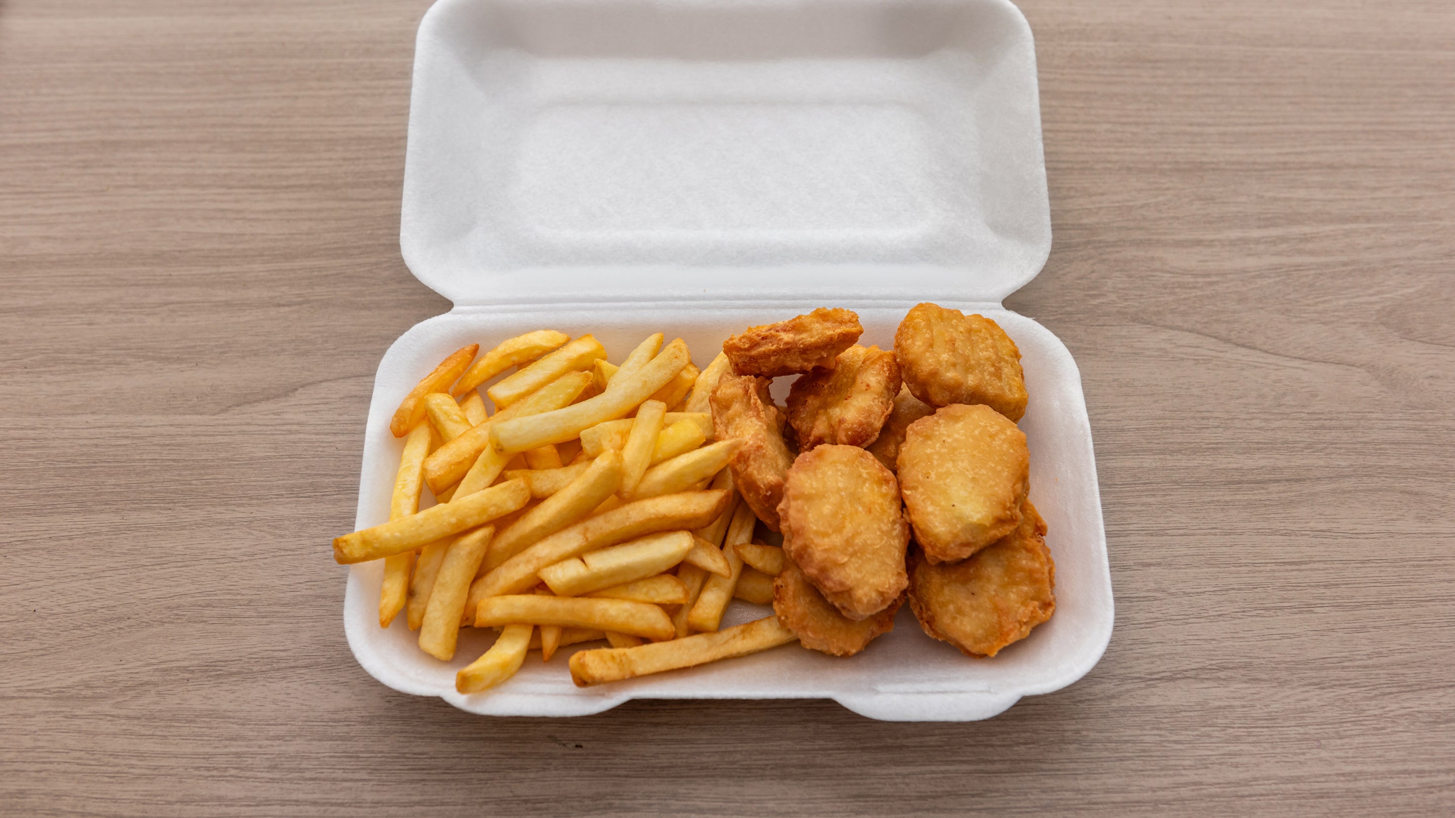 10 Pieces Chicken Nuggets and Chips