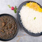 Vegetable stew with rice