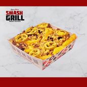 Smash Chicken hawawshy Fries