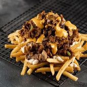 Diced Steak with Chips