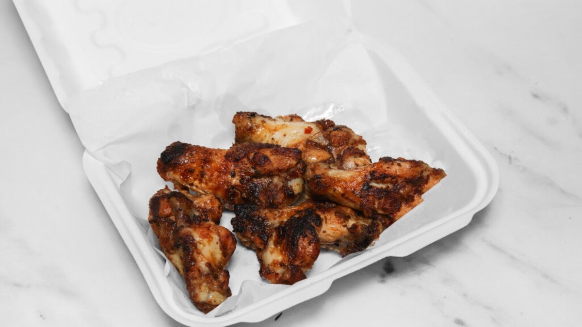 5 Charcoal Grilled Wings