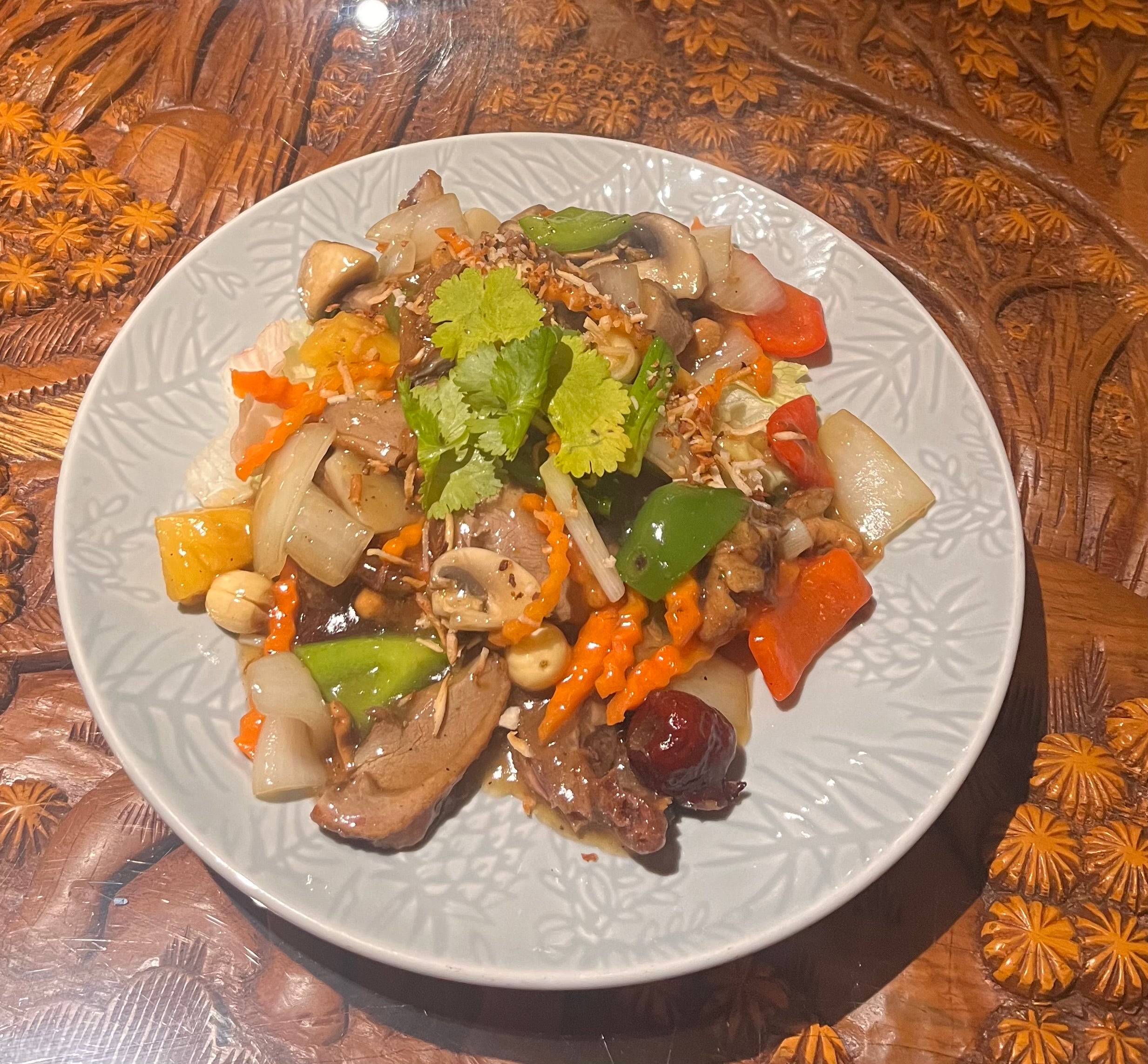 Duck Aroi Thai (mild) (G)(N)