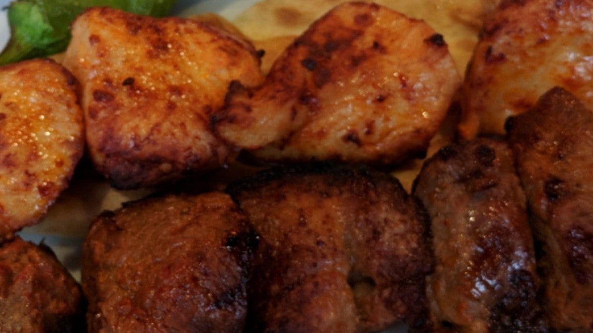 Chicken Shish and Lamb Shish