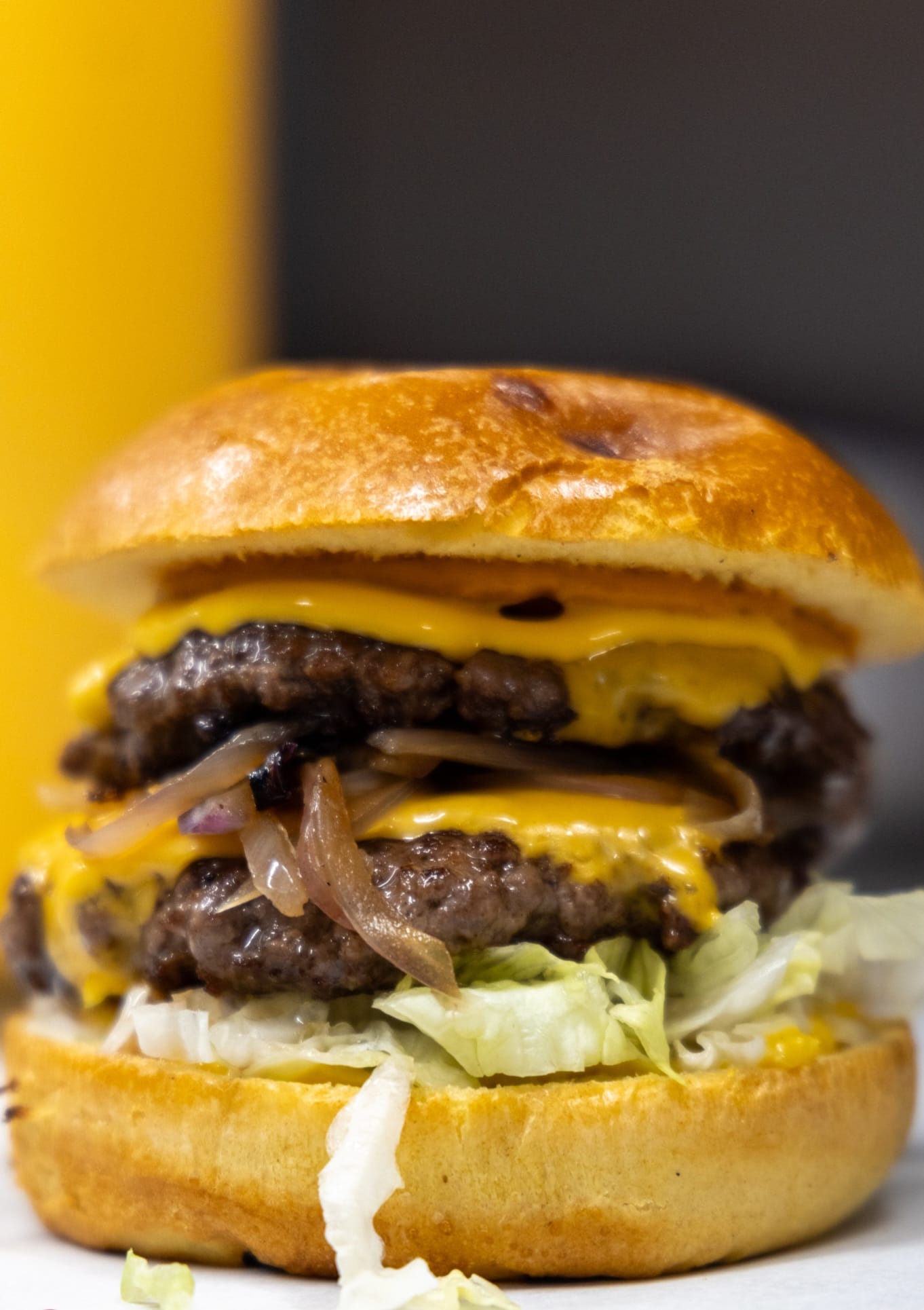 Smash Burger with Chips