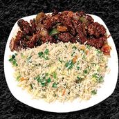 Beef Chilli With Vegetable Fried Rice COMBO MEAL